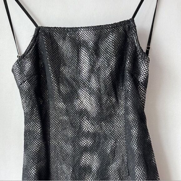 Urban Outfitters Textured Snake Printed Mini Dress - Picture 7 of 14